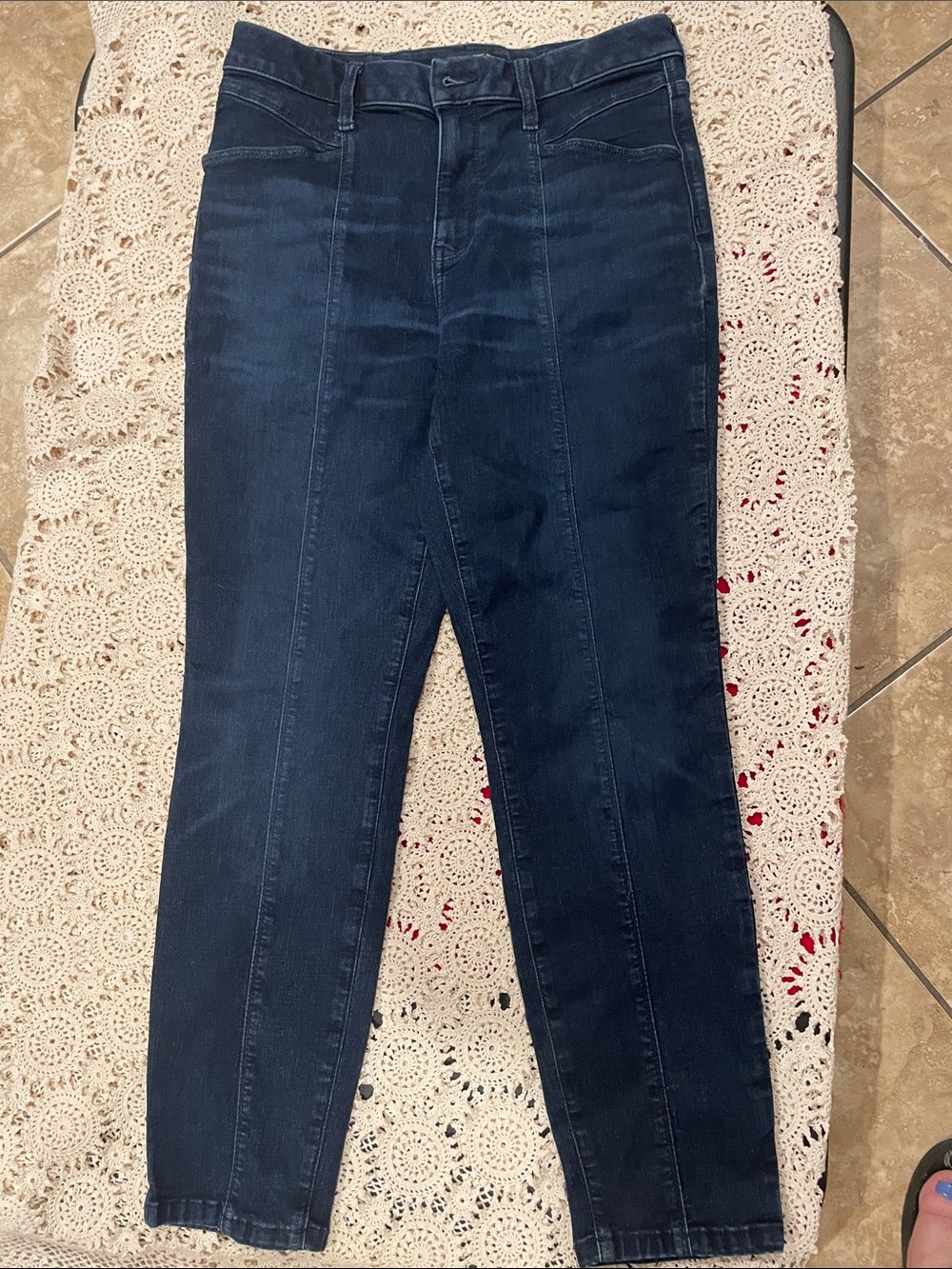 Simply Vera Vera Wang Dark Indigo Skinny Jeans